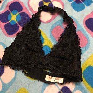 black bralette